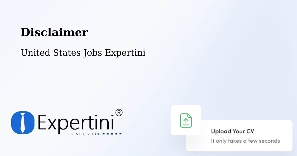 Disclaimer – Stockbridge - United States Jobs Expertini