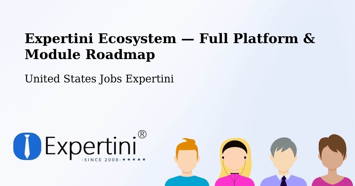 Expertini Ecosystem — Full Platform & Module Roadmap – Stockbridge